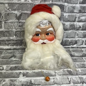 Tire de cuerda musical vintage vacaciones de Navidad Santa Jingle Bells funciona - Imagen 1 de 6