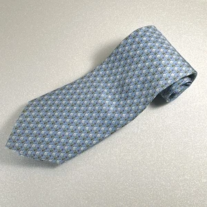 Guter Zustand Salvatore Ferragamo hellblau Vogelprint Allovermuster - Bild 1 von 9