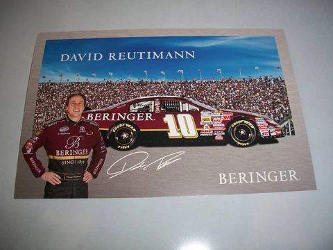 DAVID REUTIMANN 2010 BERINGER NATIONWIDE POSTCARD #10 Cover