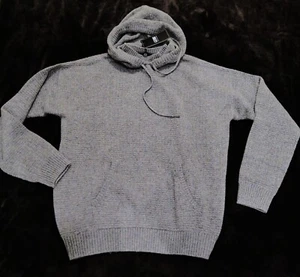 NWT GOBI dark gray Mongolian cashmere hoodie sweater shirt Men's M MEDIUM - Picture 1 of 1