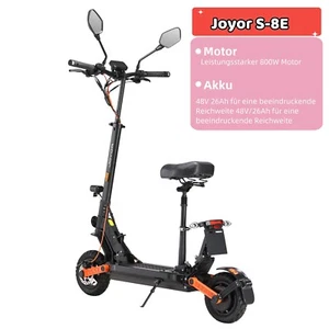 E-Scooter mit Sitz Joyor S8E 45 kmh offroad Elektroroller Mofa Straßenzulassung - Bild 1 von 23