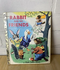 Vintage Children's Rabbit and his Friends a Little Golden Book 1982 edition - Picture 1 of 7