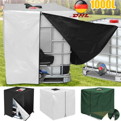 IBC Container Abdeckung UV Schutz Frostschutz Hülle Regenwassertank Abdeckplane - Bild 1 von 4
