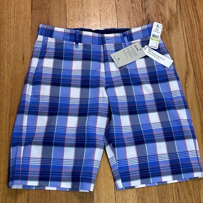 Tommy Bahama Shorts Mens Sz 30 Plaid Island Zone Oceandriver Blue NWT $118 Golf - Image 1 of 4