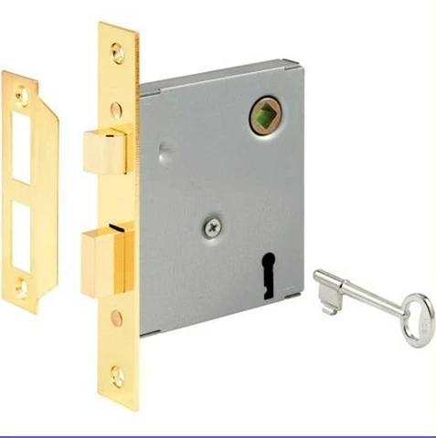 New Vintage Style Indoor Mortise Lock Kit - Steel Construction - MintCraft Brand Cover