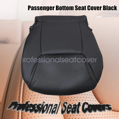 2008 2009 2010 Fit For Lexus Lx570 Passenger Bottom Leather Seat Cover Black - Image 1 of 4