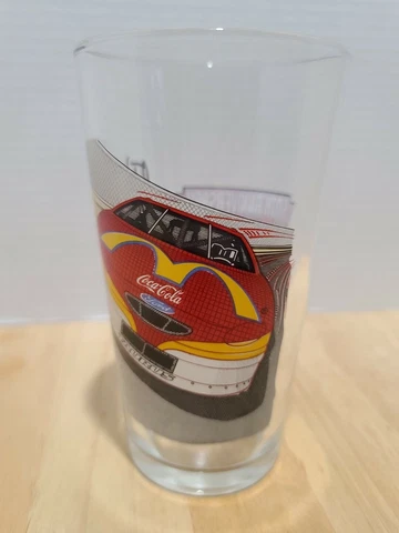 VINTAGE 1998 Bill Elliott MCDONALDS Red Ford Taurus NASCAR 50th Anniv. Glass Cover