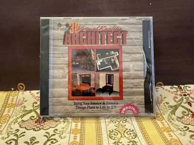 3D Virtual Reality Architect Swift Jewel CD-ROM UnOpened Vintage Windows 95 - Image 1 of 4