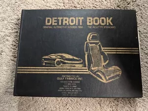 1990 Detroit Book Original Automotive Interior Trim Fabric Sample Catalog - Picture 1 of 4