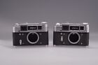 2 x lot de travaux d'appareil photo vintage - 2 x télémètre de film 35 mm FED4 (1082)