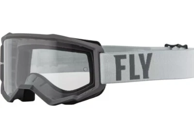 GAFAS FLY RACING FOCUS JUVENILES - GRIS/GRIS OSCURO - LENTES TRANSPARENTES Foto 1 de 3