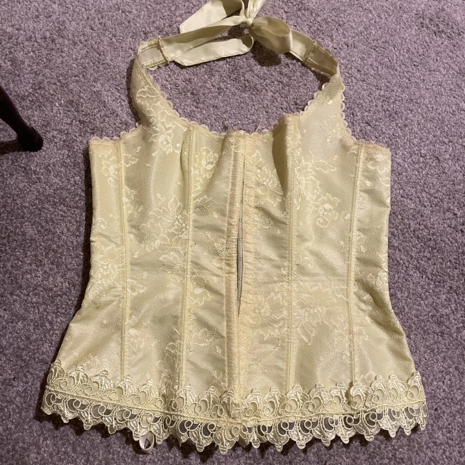 Top corsé amarillo brillante talla 36 Foto 1 de 4