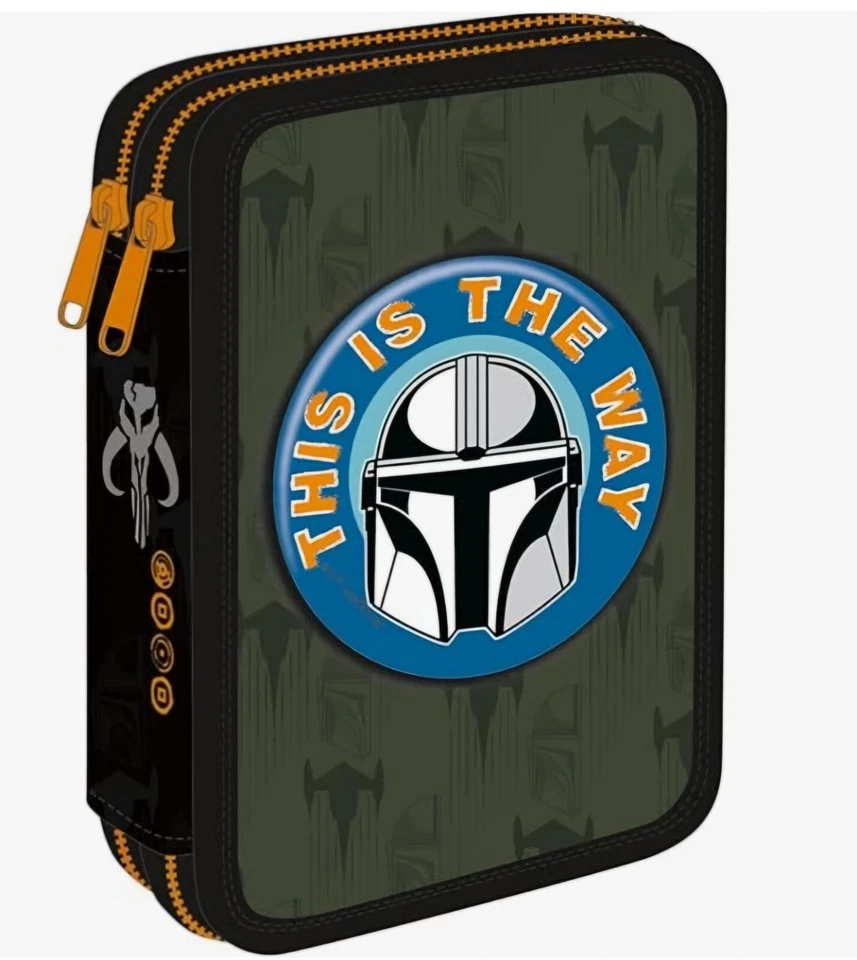 MC Neill Disney Mandalorian XL Etui Schule Freizeit Federmäppchen Addy abnehmbar