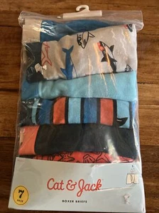 NIP new CAT & JACK underwear BOXER BRIEFS 7 Pk XL (16) Shark Pattern - Picture 1 of 2