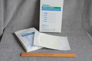 20PC KENDALL TELFA CLEAR STERILE NON-ADHERENT WOUND DRESSINGS ~4 X 5~ SAVE $23 - Picture 1 of 2