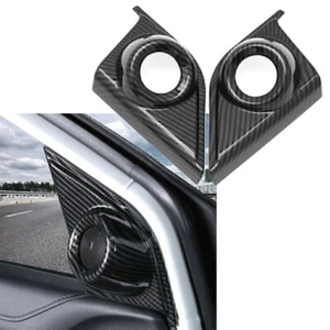 2x Cubierta de altavoz interior delantero ABS de fibra de carbono para Honda CR-V CRV 2017-2021 - Imagen 1 de 5