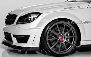 Calcomanía de vinilo AMG Mercedes Benz deporte carreras coche pegatina emblema logotipo PLATA - Imagen 1 de 1