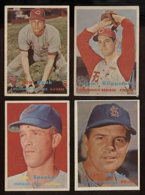 1957 Topps SCARCE Series #350 Miksis in ExMt Condition - Image 1 of 2