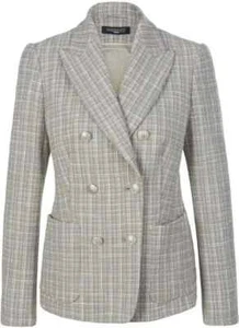 Fadenmeister Berlin Blazer Reverskragen in Beige D 40 UK 14 US 8 - NEU - Bild 1 von 4