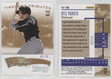 2014 Panini Classics Timeless Tributes Gold /25 Kyle Parker #199 Rookie RC