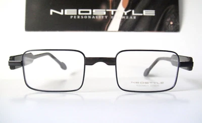 Neostyle Germany 47-21 150 Medium Black Horn Ican 124 Eyeglasses Frames Men's - Image 1 of 4