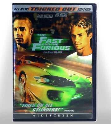 The Fast and the Furious (DVD, 2001, Widescreen, Tricked Out Ed.) Like New ! Foto 1 de 3
