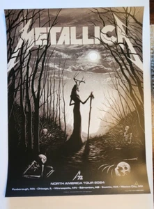 Metallica M72 Edmonton Canada Sara Deck /50 Pop Up Poster 2024 - Picture 1 of 9
