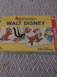 Vintage Domino Walt Disney Jeux Nathan Game - Picture 1 of 3