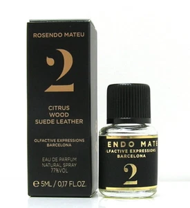 Rosendo Mateu 2 Citrus Wood Suede Leather Miniatur 5 ml EDP / Eau de Parfum - Bild 1 von 1
