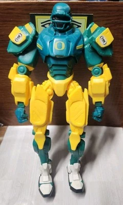 Fox College Football Cleatus Robot OREGON DUCKS Figure 11" EUC Loose - Image 1 of 2