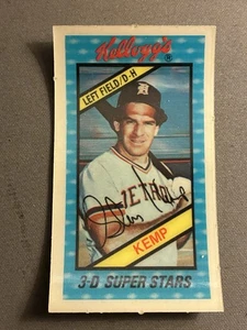 1980 Kellogg's 3-D Super Stars #33 Steve Kemp Detroit Tigers EX - Picture 1 of 2