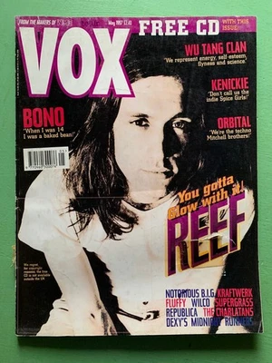 VOX May-1997 REEF Wu-Tang Clan Republica Kraftwerk Hurricane #1 Dexys Charlatans - Image 1 of 2