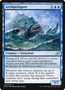 Archipelagore 4x FOIL IKO MTG Ikoria Uncommon MINT blue - Picture 1 of 1