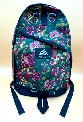 Mochila de tapiz floral Gregory exclusiva de Japón para computadora portátil senderismo bolsa de viaje rara Foto 1 de 4