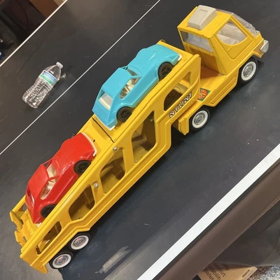 1960's vintage large Nylint Turbo Turbine Car Carrier Auto Transport semi truck - Image 1 of 4