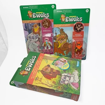 Hasbro Star Wars Ewoks Colección Vintage - Wicket & Kneesaa Paquete de 2 Exclusivo Foto 1 de 4