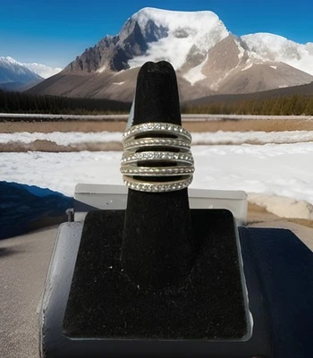 Anillo de plata Brighton NEPTUNE’S RINGS talla 7 nuevo con etiquetas ¡Hallazgo raro! Foto 1 de 3