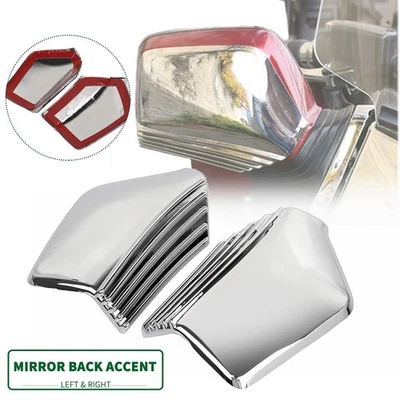 Espejo retrovisor cromado para Honda Goldwing 88-2000 GL1500 estándar interestatal Foto 1 de 4