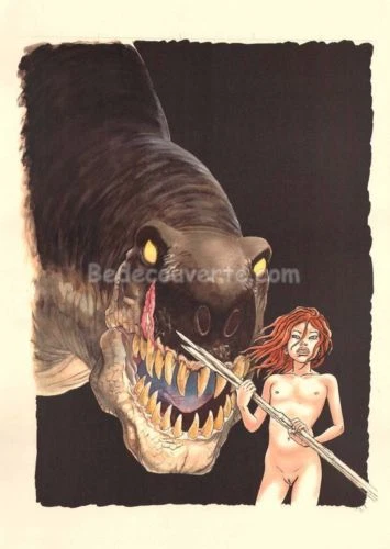 Affiche Offset HARDY Feux 32x45