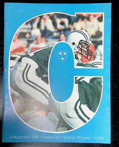 Programa de fútbol americano Dartmouth Big Green vs Columbia Lions 1984 - Imagen 1 de 2