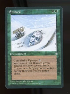 Blizzard - Ice Age - MP (B) - Magic The Gathering MTG - Picture 1 of 2