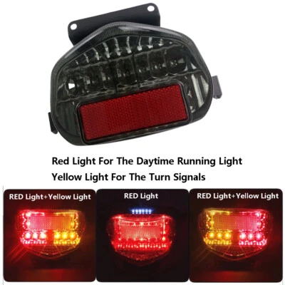 LED Brake Tail Light Turn Signal For SUZUKI GSXR600/750 2001-03 GSXR1000 01-02 - Image 1 of 4