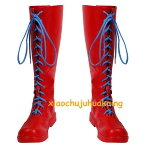 Across The Spider-Verse Spider-Punk Hobie Brown Cosplay Boots Halloween Shoes - Picture 1 of 4