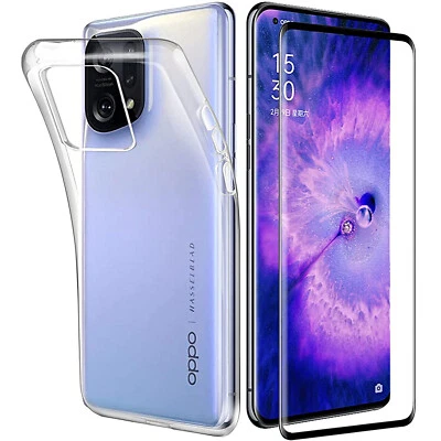 COVER CUSTODIA PER OPPO FIND X5 5G+ PELLICOLA VETRO TEMPERATO ULTRASLIM  - Immagine 1 di 4