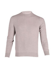 Ermenegildo Zegna Long-Sleeved Sweater in Grey Cashmere EU48