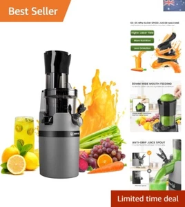 High Yield Cold Press Juicer - 200 Watts, Quiet Design for Nutrient-Rich Juices - Picture 1 of 9