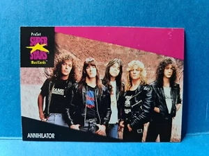 ANNIHILATOR🏆1992 Pro Set MusiCards Super Stars #149🏆FREE POST - Picture 1 of 2