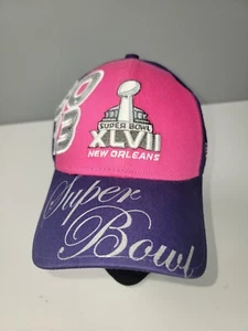 New Era 9Forty 2013 Super Bowl XLVIII Cap Hat Womens OS Ravens 49ers NEW ORLEANS - Picture 1 of 9