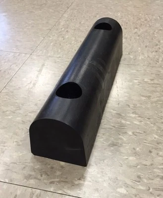 Rubber Dock Bumper 12x3x3" Morgan Box Truck Trailer Rounded Maxon Liftgate  - Image 1 of 4