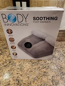 NEW!! BODY INNOVATIONS Gray SOOTHING FOOT WARMER One Size Fit Most. - Picture 1 of 5